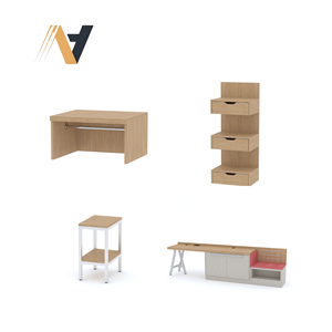 Juego de Muebles para Dormitorio de Hotel para Proyectos de Hostelería de Hilton Garden Inn |   Fabricante de Muebles OEM ODM con Soporte de Diseño Personalizado - Product Image 1