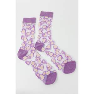 Chaussettes transparentes pour femmes Heartful Love - Product Image 4