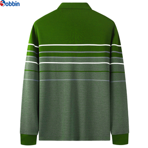 Camisa de Manga Larga para Hombre con Logotipo Bordado en la Parte Delantera, Tejido Sólido, Transpirable, de Algodón/Poliéster, para Uso Casual de Negocios - Product Image 6