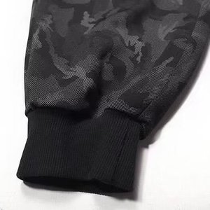 Pantalon de jogging et de survêtement pour homme en coton (95%) grande taille, couleur unie, vêtements de sport - Product Image 5