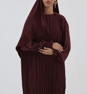 Nueva Abaya Tradicional Islámica Negra para Mujer, Estilo Saudí, Primavera 2026, Dubai, Poliéster Transpirable, Largo hasta el Tobillo, Musulmana - Product Image 2