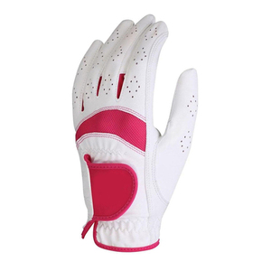 Gants de golf en cuir véritable pour hommes et femmes, logo personnalisé du club, toucher doux, respirants, anti-humidité, imperméables, poignées antidérapantes, gants de sport - Product Image 5