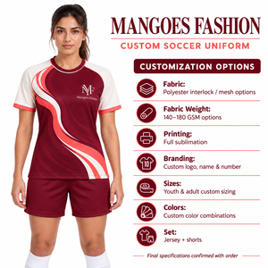 Camiseta de Fútbol Personalizada al por Mayor para Hombre, 100% Poliéster, Sublimación 3D, Secado Rápido, Franjas Rosas, Manga Corta, Uniforme de Equipo de Fútbol - Product Image 6