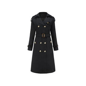 Abrigo de Invierno Cálido y Elegante de Mezcla de Lana para Mujer, Abrigo Largo hasta la Rodilla, Abrigo de Moda de Lana para Mujer, Diseño de Diseñador - Product Image 3