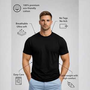 T-shirt Hip Hop Rap pour Homme, Coupe Classique, 100% Coton, Col Rond, Impression Numérique Personnalisée, Vente en Gros Directe Usine - Product Image 4