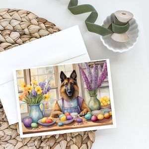Whimsical A7 tamaño 5x7 tarjetas de nota en blanco paquete 8 tarjetas de felicitación belgas Tervuren con sobres para decoraciones de Pascua - Product Image 2