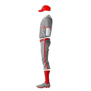 Uniforme de Béisbol Personalizado de Primera Calidad 100% Poliéster para Hombre en Venta, Nuevo Diseño de Uniforme de Béisbol para Hombre - Product Image 3