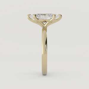 แหวนหมั้นเพชรทรงมาร์คีส์ 1.5 กะรัต ทอง 14K สีขาว D  เพชรเลี้ยงในห้องปฏิบัติการ  6 กรงเล็บ  รับรองโดย IGI ดีไซน์เรียบหรู ทันสมัย - Product Image 3