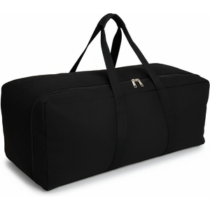 Unisex Nylon Gym Duffle Bag 30-40L with <b>Adjustable</b> <b>Strap</b> and Shoe Compartment Casual Sport Travel Duffel Bag - Product Image 5