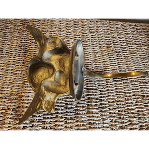 Soporte para Calcetines con Diseño de Ángel Dorado, Soporte Metálico para Calcetines, Gancho de Metal con Revestimiento Dorado Personalizado, Decoración de Aluminio Fundido - Product Image 6