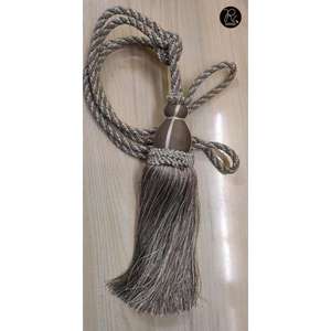 Elegant Tassel Curtain <b>Tieback</b> Polyester Rope Curtain Holder Decorative Holdback for Drapes Window Classic Home Interior Decor - Product Image 4
