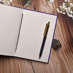 <b>A5</b> Elegant Butterfly Art Handmade 100 Pages <b>Notebook</b> | Lock Diary Nature Inspired Premium Journal Eco Friendly Writing Book Gift - Product Image 4