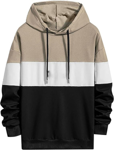 Sweat-shirt à capuche unisexe surdimensionné pour homme, logo brodé personnalisé, 100% polyester, 240g, pull-over - Product Image 4