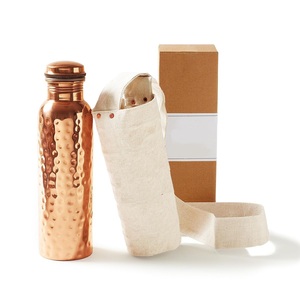 ขวดน้ำทองแดงทรงเหลี่ยมแบบ Ergonomic สำหรับสุขภาพประจำวัน เหมาะสำหรับออกกำลังกายและใช้ในออฟฟิศ - Product Image 6