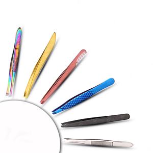 Pince à sourcils professionnelle de haute qualité et ciseaux pointus outils de maquillage en acier inoxydable avec Logo personnalisé - Product Image 2