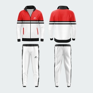 OSTRIYA Men's Blue Hooded Full Zip Jacket & Pants Set Windproof 100% Cotton Sporty Winter Wear - Product Image 3
