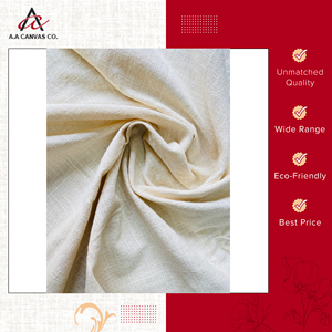 Highly Demanded Exceptional Quality Heavyweight 95-265gsm Organic Cotton Slub Fabric with Customized Logo in Bulk Order - Product Image 3