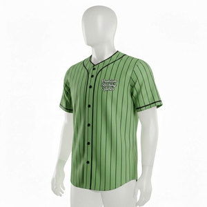 Custom Logo Men Baseball Jersey <b>Referee</b> Shirt Softball Uniform Tackle Twill Embroidery Stitched Breathable Baseball Uniform - Product Image 1