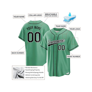 Camiseta de Béisbol de Alta Calidad, Diseño Personalizado, Transpirable, de Secado Rápido, Uniforme Deportivo, Múltiples Tallas, Camiseta para Juego en Equipo - Product Image 6
