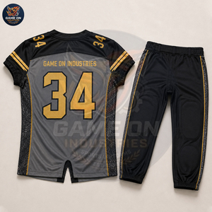 Sublimated Football Jersey With Padded Pants Breathable Polyester Team Wear Personalized Training Practice Match Uniform - Product Image 5
