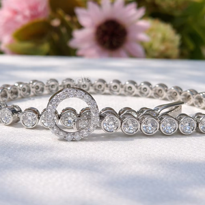 4.50 Ct Lab Grown Diamond Tennis Bracelet for Women <b>Solid</b> 10k/14k/18k White/Yellow <b>Gold</b> Luxury Wedding & Anniversary Gift - Product Image 5