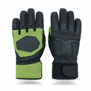 White Cotton/Spandex/Polyester Lightweight Breathable Ski <b>Gloves</b> Quilted Insulated Full Finger <b>Waterproof</b> Touchscreen <b>Gloves</b> - Product Image 1