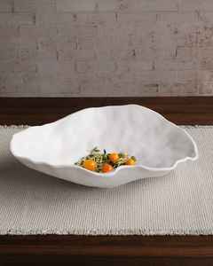 Produits artisanaux, bol de service alimentaire, bol à fruits en métal, revêtement en poudre blanche, dernier design - Product Image 1