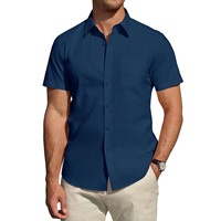 Chemise habillée unie pour homme – Style professionnel et moderne pour le bureau et les affaires – Qualité supérieure de BD