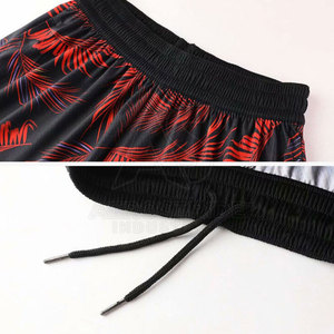 Shorts de basketball respirants et anti-humidité de bonne qualité, en tissu doux avec ceinture extensible, pour le sport quotidien - Product Image 6
