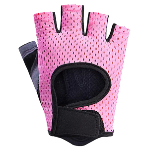 Unisex Half-Finger Leather Fitness Gloves Heavy Duty Wrist Protection Non-Slip Lightweight Breathable Hook Loop Closure Gym - Product Image 3