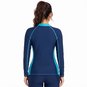 <b>Women</b> Rash Guard Long Sleeve Fitness <b>Shirt</b> Breathable Quick Dry Sportswear Moisture Wicking Athletic Top <b>for</b> <b>Swimming</b> Surfing - Product Image 2