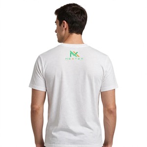 Camiseta Gráfica Personalizada con Escultura Facial de Mármol Agrietado en 3D para Hombre, Camiseta Artística de Cuello Redondo con Logotipo Bordado, Venta al Por Mayor OEM - Product Image 4