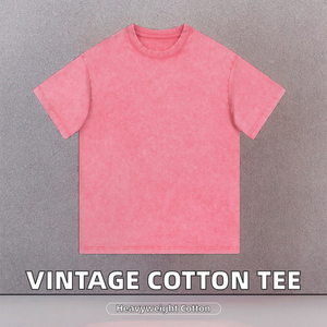 Minimalist Plain Boxy Fit T-Shirt Custom Logo Men's Heavyweight Cotton Short Sleeve Designer Tee - Product Image 5