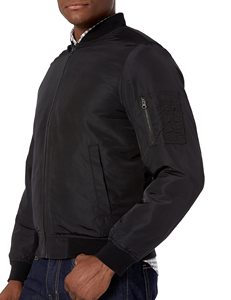 Veste bomber pour homme en gros, style streetwear décontracté, coupe-vent, fournisseur d'usine pour les acheteurs de vêtements du monde entier - Product Image 2