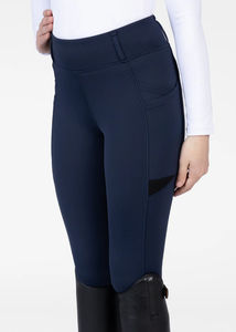 Pantalones de equitación para niños, corte ajustado, tela elástica transpirable, pantalones de montar resistentes para entrenamiento, competición y comodidad. - Product Image 2