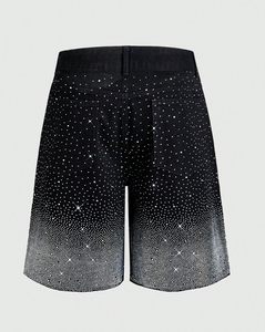 Hot <b>Shorts</b> <b>Jeans</b> Rhinestones Denim <b>Shorts</b> Ripped Casual Summer Mens Denim <b>Jean</b> <b>Shorts</b> <b>High</b> <b>Waisted</b> Denim Distressed <b>Shorts</b> - Product Image 2