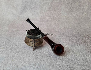 Pipa de Tabaco de Madera Lacada Ecológica de Primera Calidad, Hecha a Mano con Madera Natural, Accesorio Moderno para Fumar de Tradebyd - Product Image 4