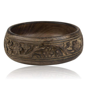 Bol mélangeur en bambou poli fait main, écologique, style américain, pour la préparation de salades, la pâtisserie et les fêtes - Product Image 6