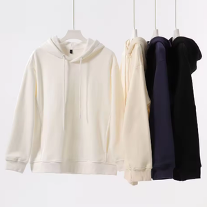 เสื้อฮู้ดดี้ผ้าฟลีซหนานุ่มสำหรับผู้ชาย ผลิตจากโรงงานโดยตรง ผ้าคอตตอนผสม สวมหัวแบบพูลโอเวอร์ สตรีทแวร์แบบกำหนดเอง เสื้อผ้าฤดูหนาว - Product Image 1