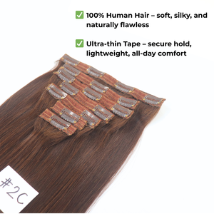 Extensiones de cabello humano crudo vietnamita Super Premium 100%, suave, sedoso, sin enredos, con Clip de color, proveedor favorito - Product Image 3