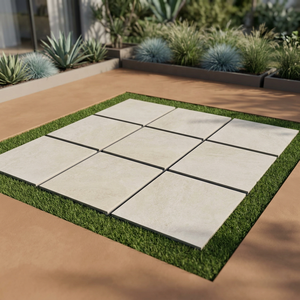 Viartar — porcelaine polie de 60x60 80X80 60X120 60x90, carreaux robustes pour l'extérieur, de couleur Beige, de 20mm d'épaisseur R11 - Product Image 2