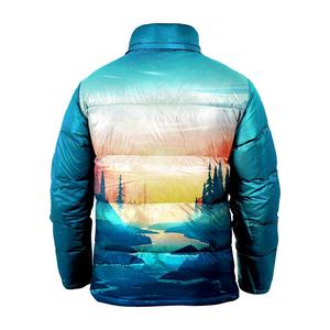 Veste matelassée coupe-vent pour homme, coupe classique, manteau d'hiver isolé à capuche, logo personnalisé, vente en gros, fabricant de vêtements d'extérieur, coque en nylon 100% - Product Image 2