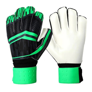 Gants de gardien de but personnalisés OEM, paume en cuir haute adhérence, protection des doigts imperméable, pour joueurs de football professionnels, unisexe - Product Image 4