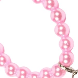 Bracelet Perles Roses AKA avec Breloque Fille Mignonne, Bijou de Poignet Élégant Perlé, Accessoire de Mode Féminin, Cadeau Inspiré des Sororités - Product Image 3