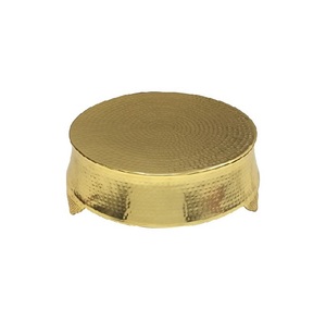 Nuevo y Elegante Soporte de Alta Calidad para Decoración, Soporte para Pastel con Forma de Hoja, Soporte para Pastel de Metal Chapado en Oro de la Más Alta Calidad - Product Image 3