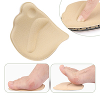 Coussinets d'insertion pour l'avant-pied en éponge, antidérapants, amortissants, souples et flexibles, pour ajustement demi-pointure, pour talons hauts