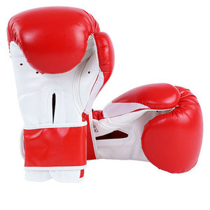 Gants de boxe en cuir PU violet Econex Sports, pour l'entraînement, à doigts entiers, avec fermeture à lacets réglable au poignet, personnalisables avec un logo - Product Image 3
