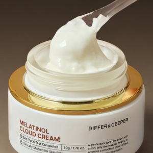 Crème Visage Anti-Taches DIFFER&DEEPER Melatinol Cloud 50g à l'Acide Tranexamique pour Tous Types de Peau – Usage Jour - Product Image 3