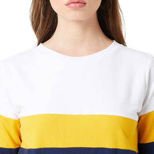 เสื้อสเวตเชิ้ตผู้หญิงถักไหมพรมสีสันตัดกัน คอกลม แขนยาว สไตล์ลำลอง สตรีทแวร์ ผ้าเนื้อนุ่ม ดีไซน์ทันสมัย - Product Image 3