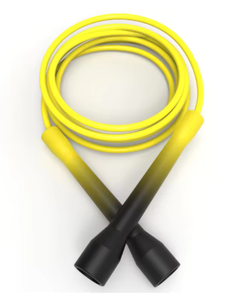 Corde à sauter jaune en plastique, longueur 2,5 m, durable, unisexe, équipement d'exercice à domicile, corde à sauter classique non intelligente - Product Image 6